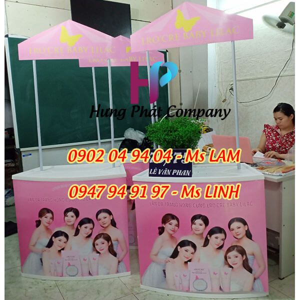 booth quang cao my pham