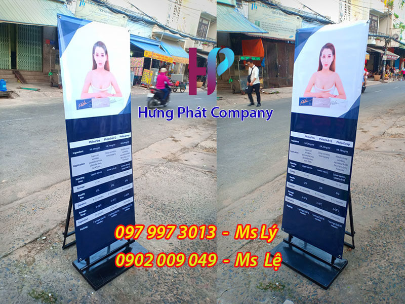 chân sắt dựng quảng cáo quận tân phú