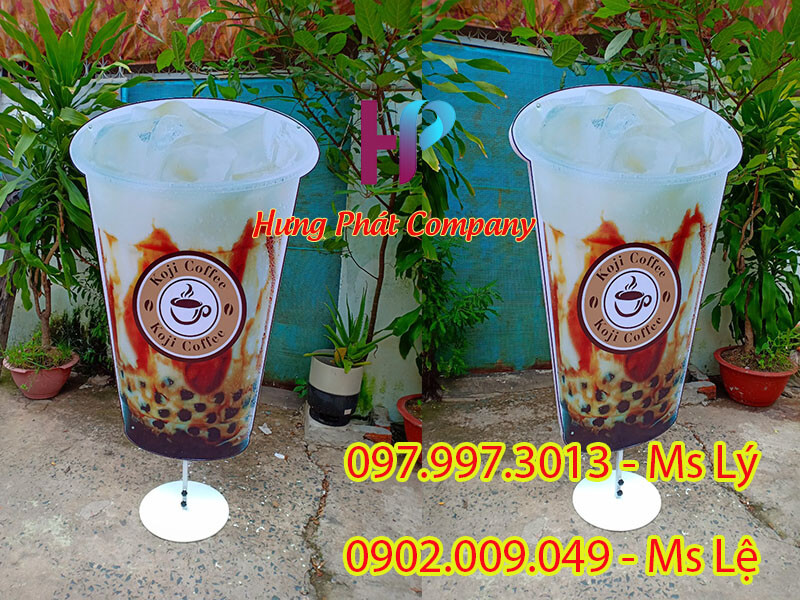 chân dựng ly trà sữa ngoài trời giá rẻ