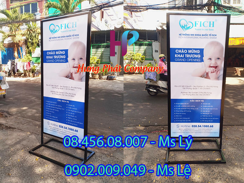 bảng hiệu quảng cáo đứng chịu gió
