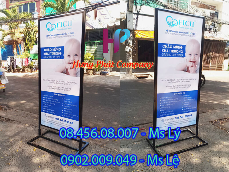 bảng hiệu quảng cáo đứng giá rẻ