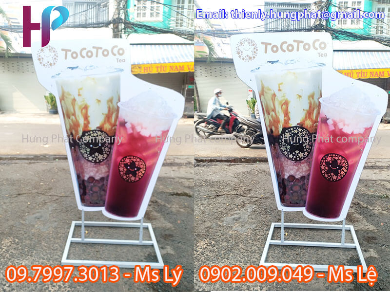 chân standee mô hình sản phẩm quảng cáo