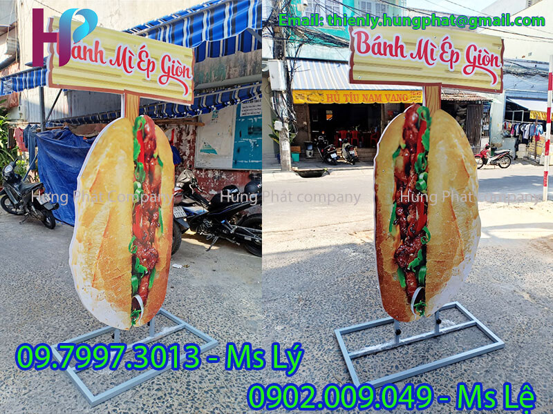 mô hình ổ bánh mì ngoài trời