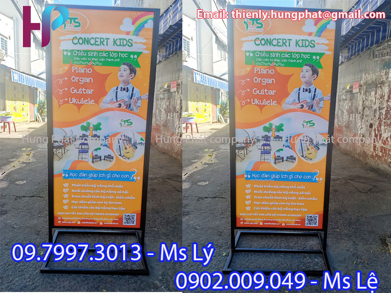 bảng hiệu quảng cáo ngoài trời chịu gió giá rẻ