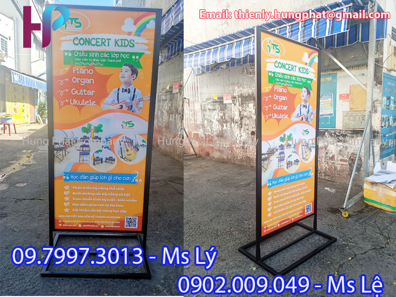 bảng hiệu quảng cáo ngoài trời chịu gió