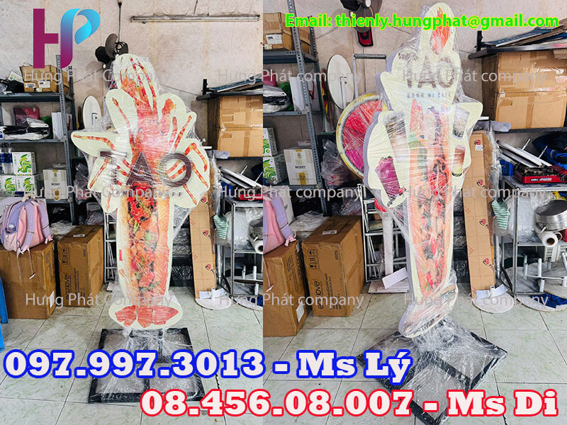 bảng mô hình bánh mì tôm hùm