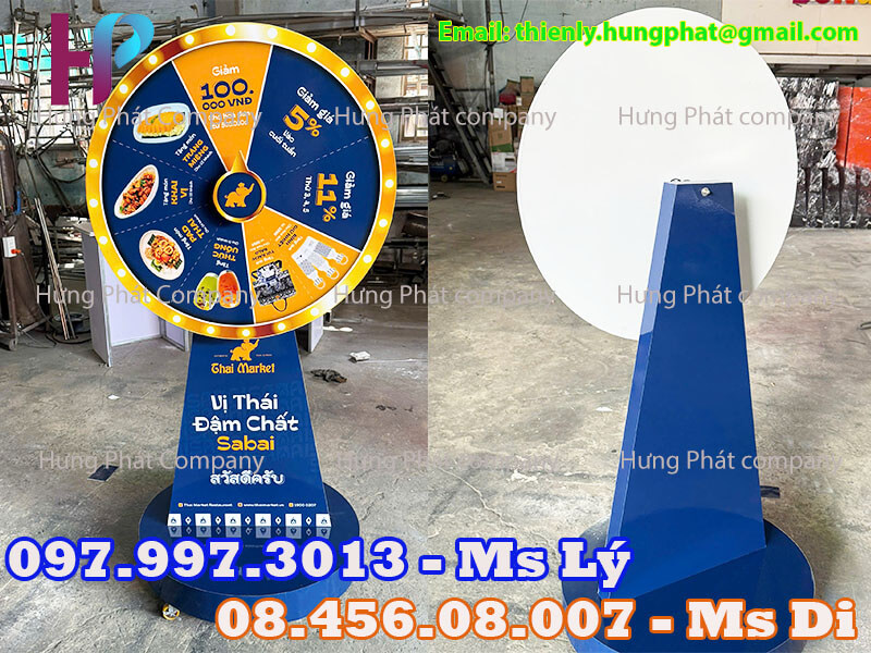 vòng quay quảng cáo sản phẩm