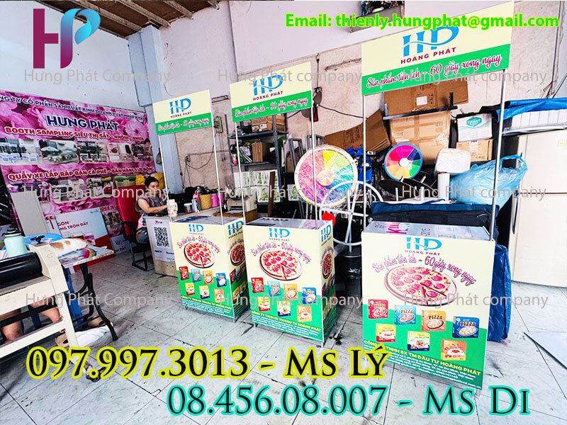 quầy lắp ráp lưu động tiếp thị sản phẩm lắp ráp