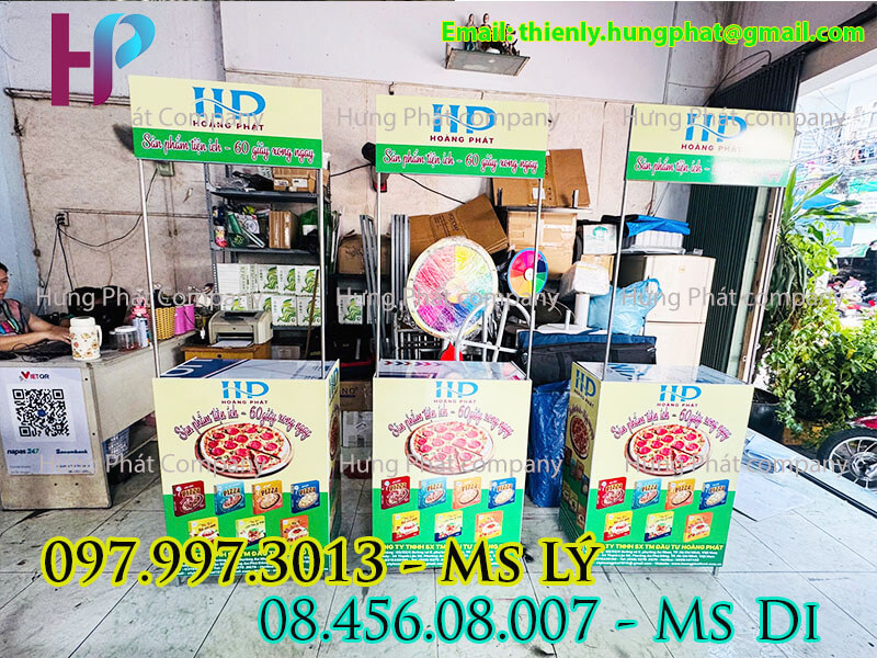 quầy lắp ráp lưu động tiếp thị sản phẩm