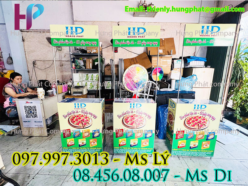 quầy lắp ráp lưu động tiếp thị sản phẩm đẹp