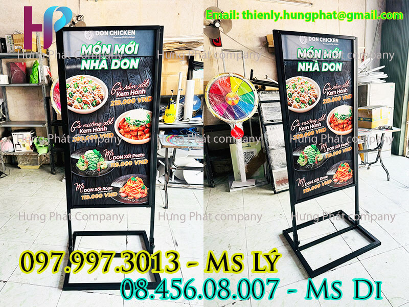 chân quảng cáo ngoài trời đẹp