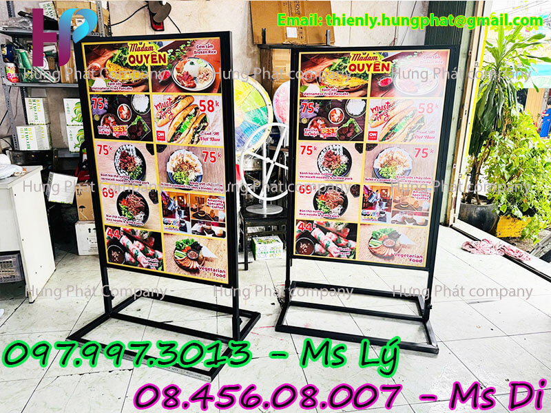 bảng quảng cáo ốp format giá rẻ