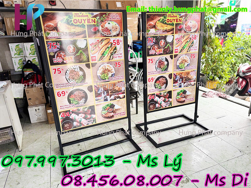 bảng quảng cáo ốp format