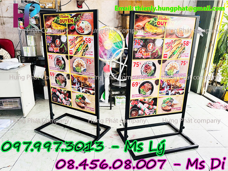 bảng quảng cáo ốp format ngoài trời