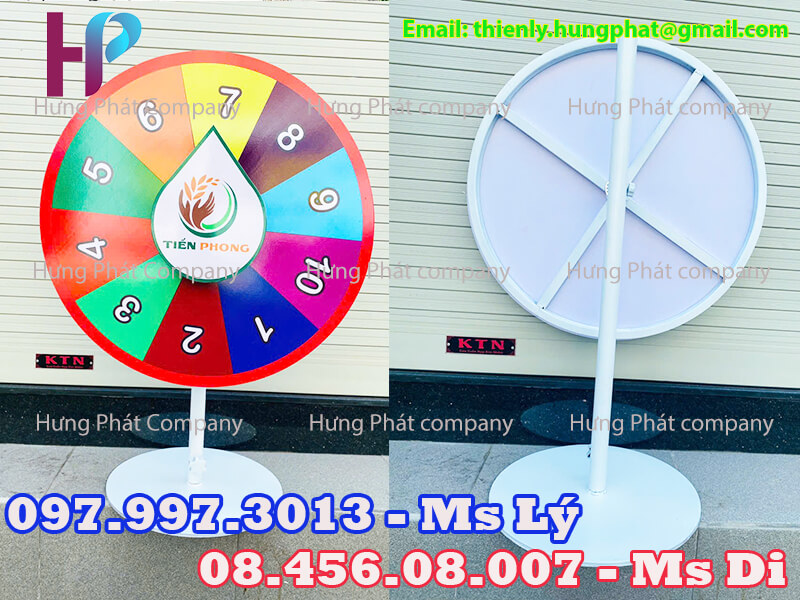 vòng xoay may mắn quảng cáo