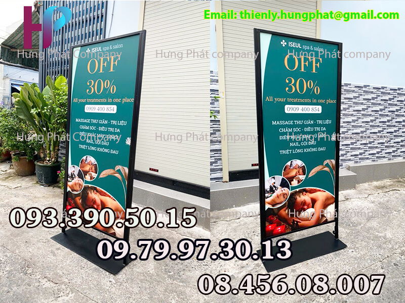 bảng hiệu quảng cáo ngoài trời đẹp