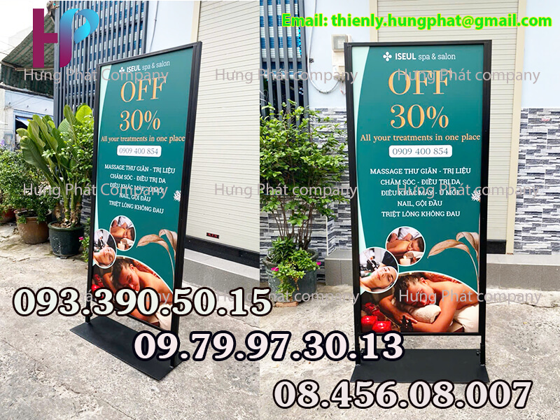 bảng hiệu quảng cáo ngoài trời chịu gió