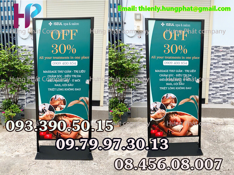 bảng hiệu quảng cáo ngoài trời giá rẻ